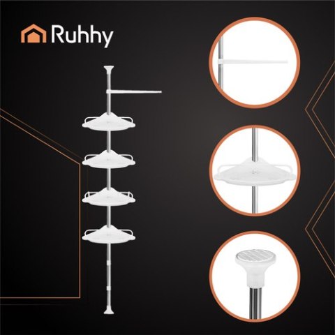 Półka prysznicowa narożna Ruhhy 26639
