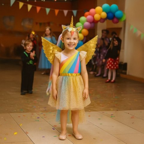 Strój jednorożca 3el. 122-128cm Kruzzel 26675