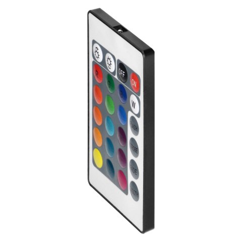 Bezprzewodowy sterownik do taśm LED RGB z pilotem, 24 przyciski, 12V, 6A, 72W