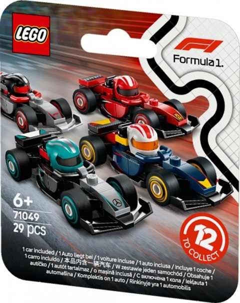 Klocki minifigures 71049 kolekcjonerski bolid f1 (display 36 sztuk)