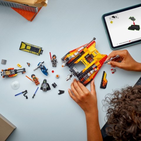 Klocki star wars 75414 płomienny śmigacz śnieżny