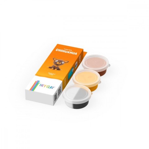 Masa plastyczna hey clay figurka puchate zwierzaki, chihuahua