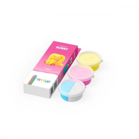 Masa plastyczna hey clay figurka puchate zwierzaki, królik