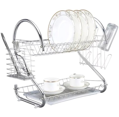 AG373 Suszarka do naczyń 2 poziomy stal