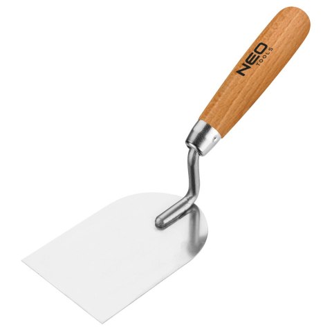 Kielnia sztukatorska podkówka, 80 mm, uchwyt drewniany Kielnia sztukatorska podkówka, 80 mm, uchwyt drewniany