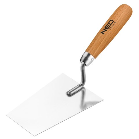 Kielnia sztukatorska trapezowa, 140 mm, uchwyt drewniany Kielnia sztukatorska trapezowa, 140 mm, uchwyt drewniany