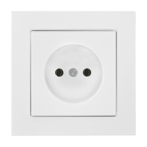 Gniazdo pojedyncze p/t 2P Malta, 16A, 250V, PT-15M, biały