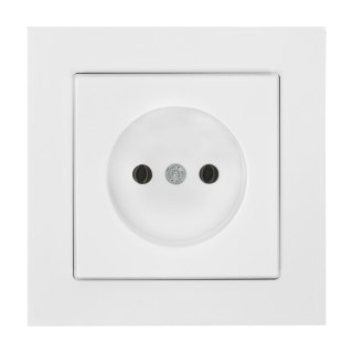 Gniazdo pojedyncze p/t 2P Malta, 16A, 250V, PT-15M, biały