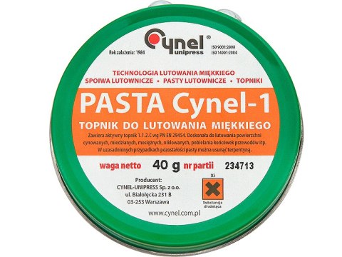 3284# Pasta lutownicza 40g cynel 3284# Pasta lutownicza 40g cynel