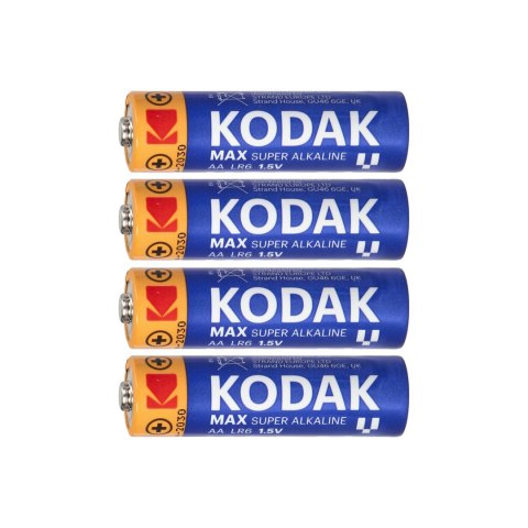 Baterie Kodak MAX Alkaline AA LR6, 4 szt.