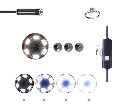 AK252A Endoskop kamera 5,5mm android 5m