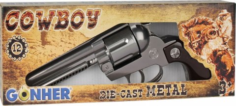 Gonher 121/0 metalowy rewolwer kowbojski Gonher 121/0 metalowy rewolwer kowbojski
