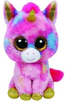 Maskotka kolorowy jednorożec ty beanie boos fantasia 15 cm