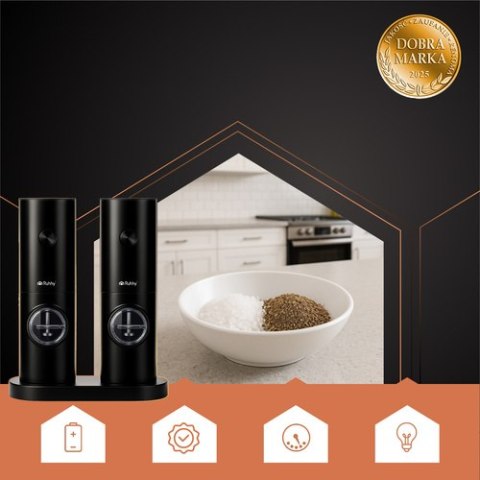 Młynek elektryczny - 2 szt. Ruhhy 25558