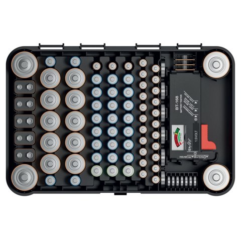 Organizer na baterie z testerem baterii Kistenberg Battery Box KBBT