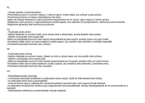 Przybory do kominka Kaminer 25971