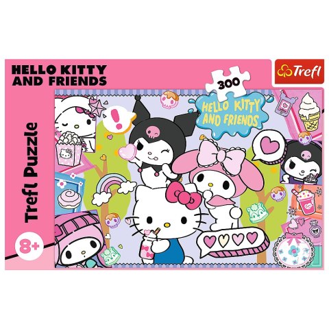 Puzzle - 300 - Szalone trio - Hello Kitty - Trefl 23039 Puzzle - 300 - Szalone trio - Hello Kitty - Trefl 23039