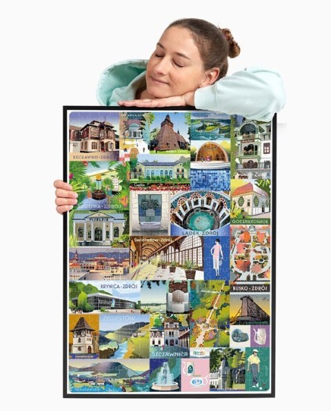 Puzzle puzzlove polskie uzdrowiska 500 elementów Puzzle puzzlove polskie uzdrowiska 500 elementów