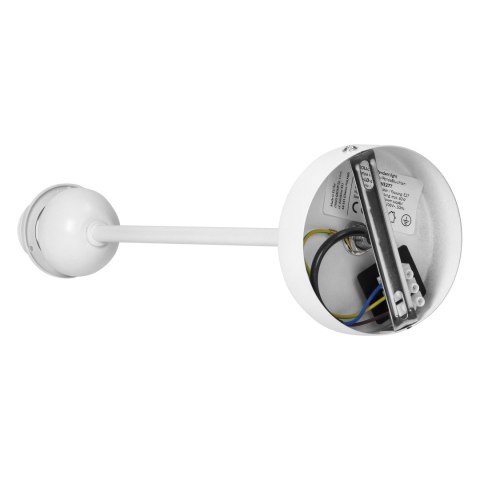 ROLLO lampa wisząca, moc max. 1x15W, biała, krótka