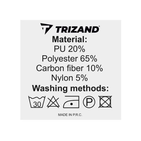 Rękawiczki taktyczne XL- czarne Trizand 21770