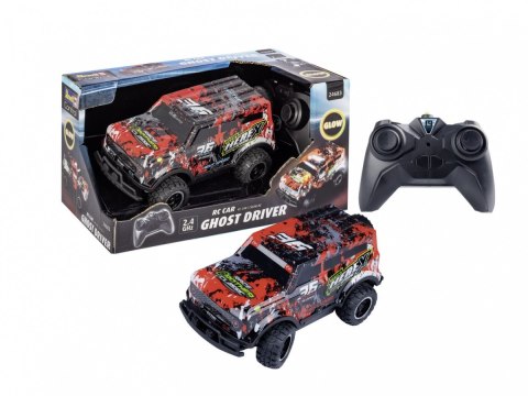 Auto zdalnie sterowane rc car ghost driver - czerwone