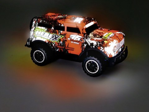 Auto zdalnie sterowane rc car ghost driver - czerwone