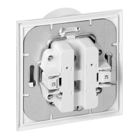 Gniazdo podwójne p/t 2x2P+Z Luna, 16A, 250V, PT-6LR, biały