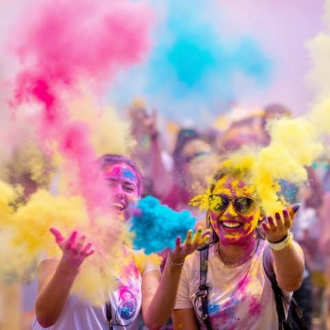 Kolorowy proszek Holi- zestaw 6x100g