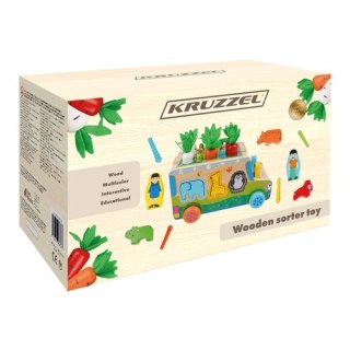Sorter - autko drewniane Kruzzel 26250