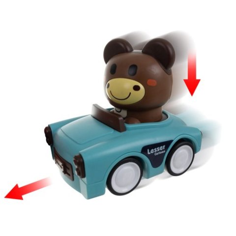 Zabawka sensoryczna - autka ze zwierzątkami 26728