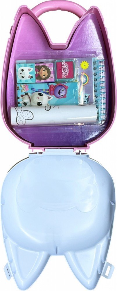 Zestaw kreatywny w walizeczce koci domek gabi Zestaw kreatywny w walizeczce koci domek gabi