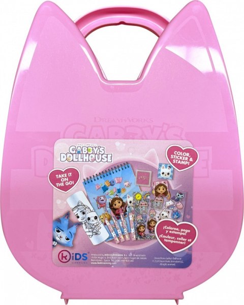 Zestaw kreatywny w walizeczce koci domek gabi Zestaw kreatywny w walizeczce koci domek gabi