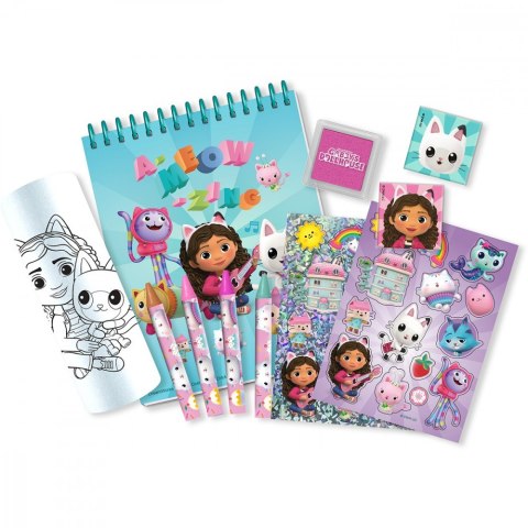 Zestaw kreatywny w walizeczce koci domek gabi Zestaw kreatywny w walizeczce koci domek gabi