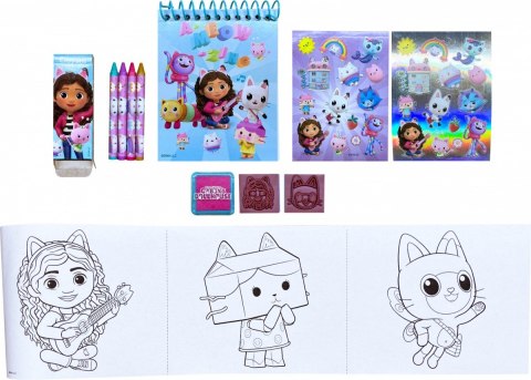 Zestaw kreatywny w walizeczce koci domek gabi Zestaw kreatywny w walizeczce koci domek gabi