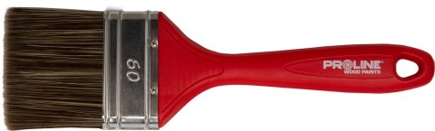 Pędzel płaski standard 50mm,rączka plastik,do drew.,proline Pędzel płaski standard 50mm,rączka plastik,do drew.,proline