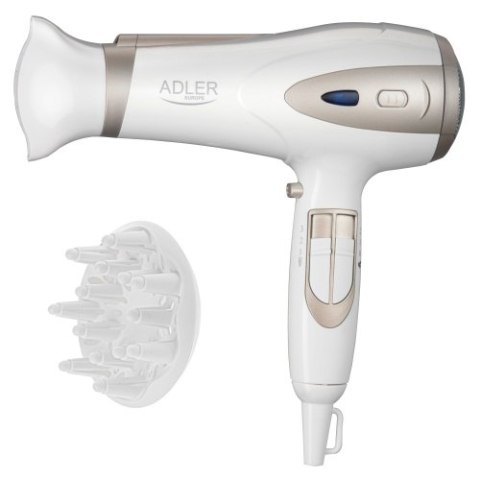 AD 2248 white champagne Suszarka 2200w ion + dyfuzor