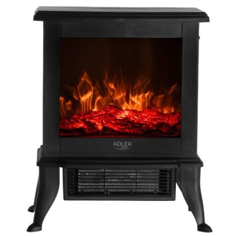 AD 7754 Kominek elektryczny | 2 poziomy grzania: 1000w / 1800w | efekt 3d płomienia | termostat