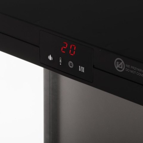 AD 7755 Kominek elektryczny led z pilotem | 3d efekt płomienia | 2 moce grzania 1000w/2000w | termostat