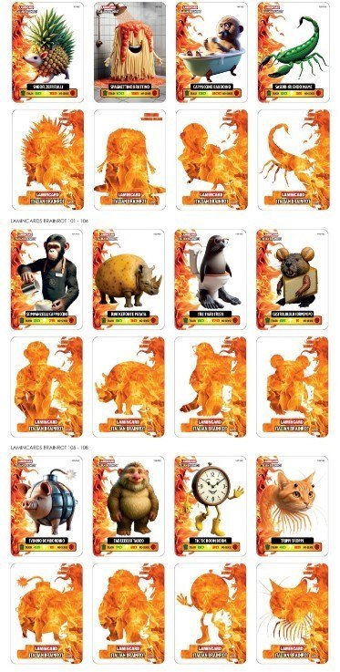 Brainrot karty saszetka display 24 sztuk Brainrot karty saszetka display 24 sztuk