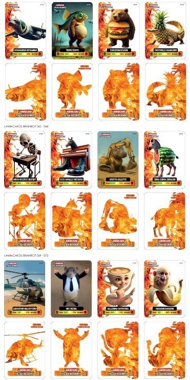 Brainrot karty saszetka display 24 sztuk Brainrot karty saszetka display 24 sztuk