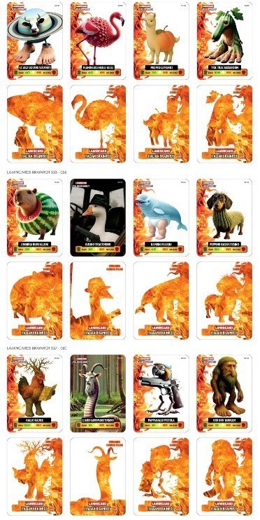 Brainrot karty saszetka display 24 sztuk Brainrot karty saszetka display 24 sztuk