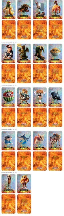Brainrot karty saszetka display 24 sztuk Brainrot karty saszetka display 24 sztuk