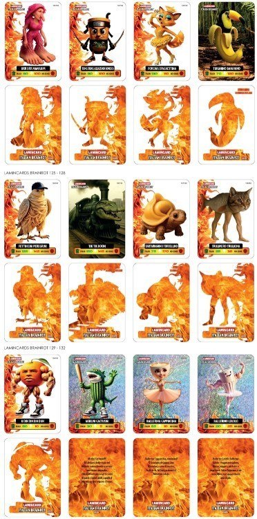 Brainrot karty saszetka display 24 sztuk Brainrot karty saszetka display 24 sztuk