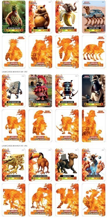 Brainrot karty saszetka display 24 sztuk Brainrot karty saszetka display 24 sztuk
