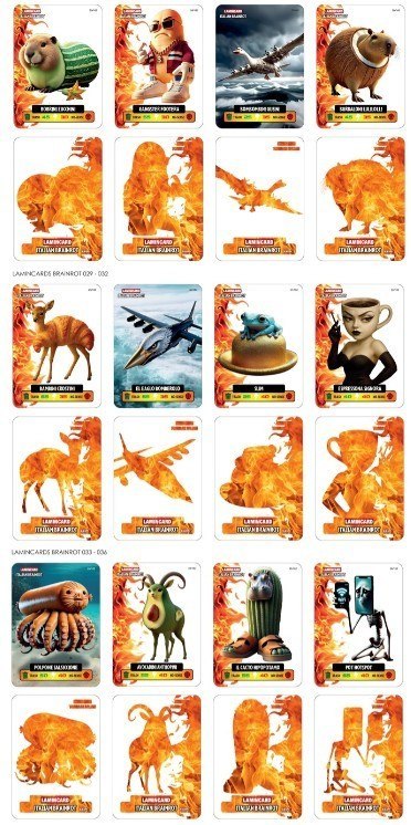 Brainrot karty saszetka display 24 sztuk Brainrot karty saszetka display 24 sztuk