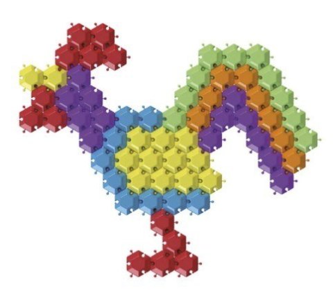 Klocki puzzle w słoiku 35 elementów