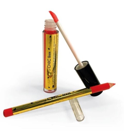 Kosmetyki crazy chic błyszczyk i konturówka party quin Kosmetyki crazy chic błyszczyk i konturówka party quin