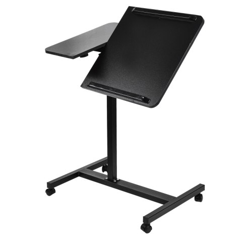 Mobilne biurko/stand na laptop Maclean, czarne, regulacja wysokośc 59-89cm, max. 30kg , MC-121 B
