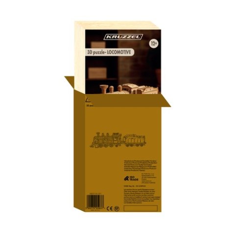 Puzzle 3D - lokomotywa Kruzzel 26515
