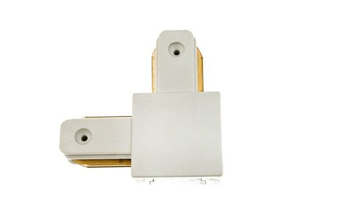 Łącznik do szyn jednofazowych narożny 90 stopni biały 230v